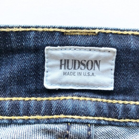 HUDSON Signature Bootcut Elm Dark Wash Double Button Flap Pocket Jeans Womens 28 - Picture 5 of 14